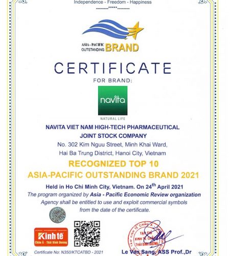 TOP 10 ASIA Certificate 600